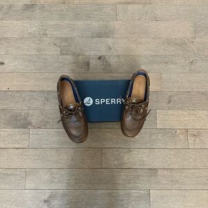 Sperry Men's Tan Leather Boat Shoes